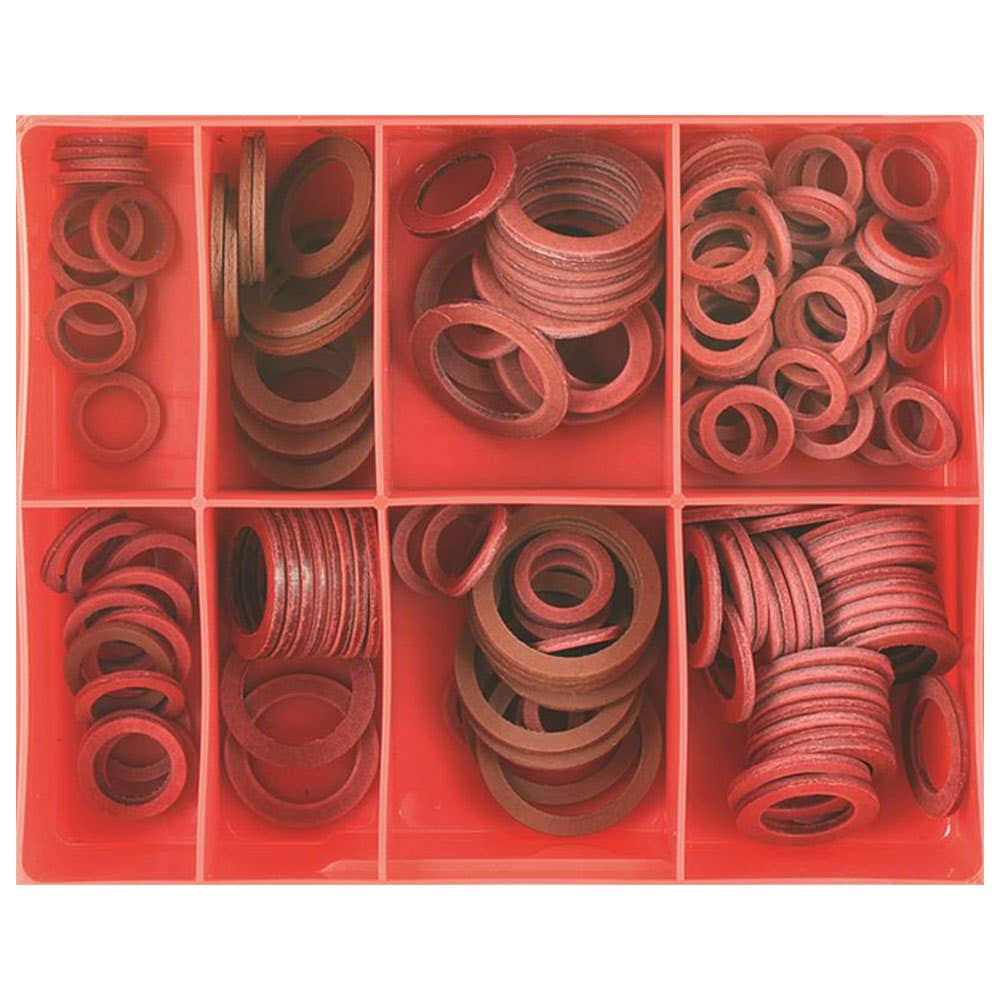 Grab Kit Washer Plug Fibre Red 10 Sizes 1/2'' - 30mm 1604005 CA150