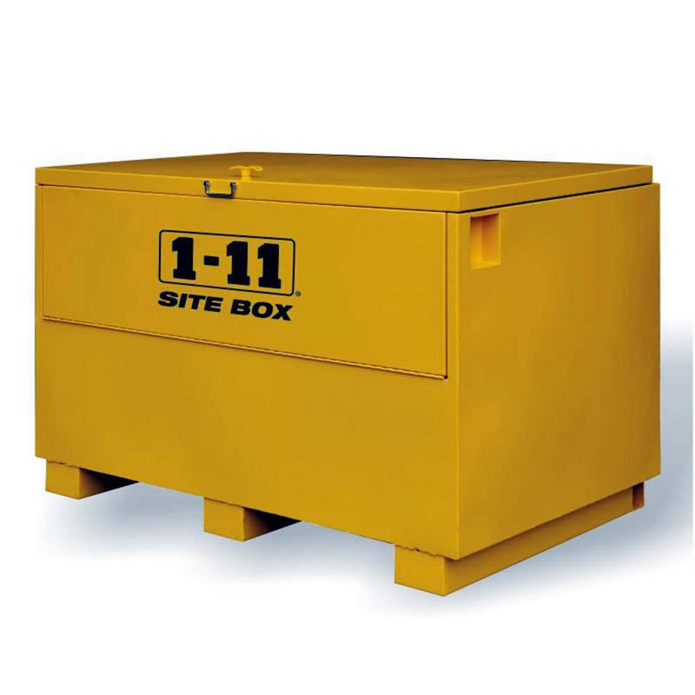 Site Box Flip Down Panel Heavy Duty 1568 x 918 x 1000mm Yellow 1-11 160588 HDSITE2