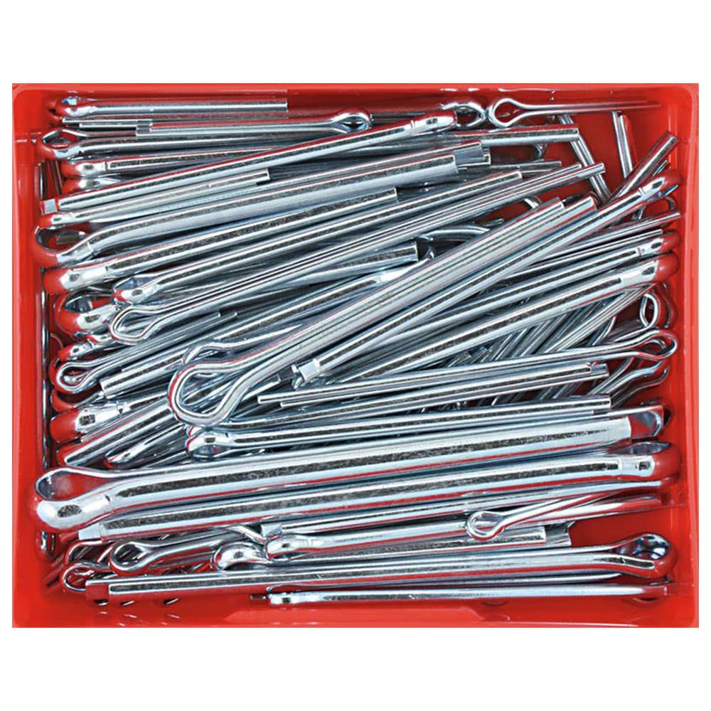 Grab Kit Pin Split Steel Large 11 Sizes 5-13mm Dia 93 Piece 1606001 CA280