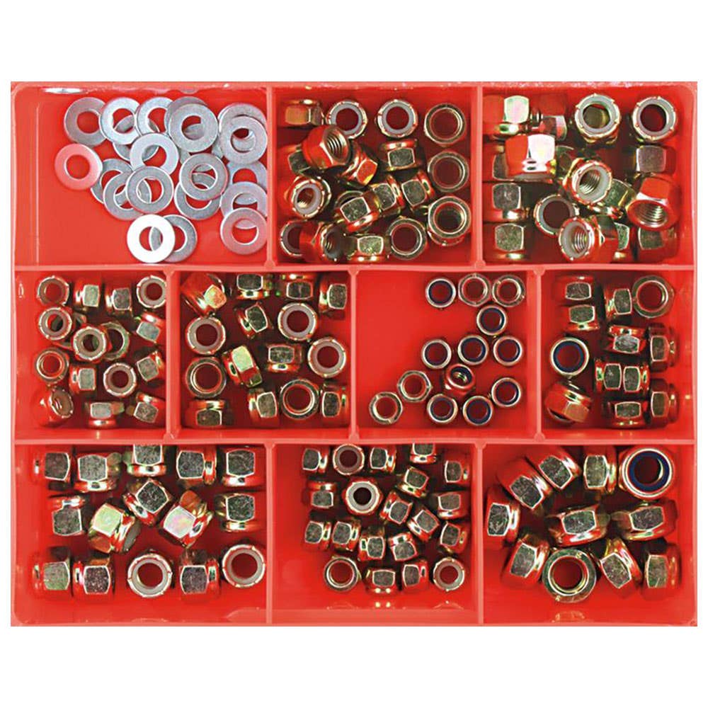 Grab Kit Nut Comb Metric UNC/UNF 10 Sizes 1/4-3/8'' 166 Piece 1606007 CA360