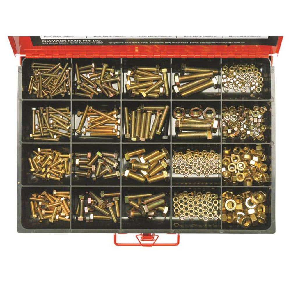 480 Piece Set Screws & Nuts Kit Metric Fine 1609005 CA480