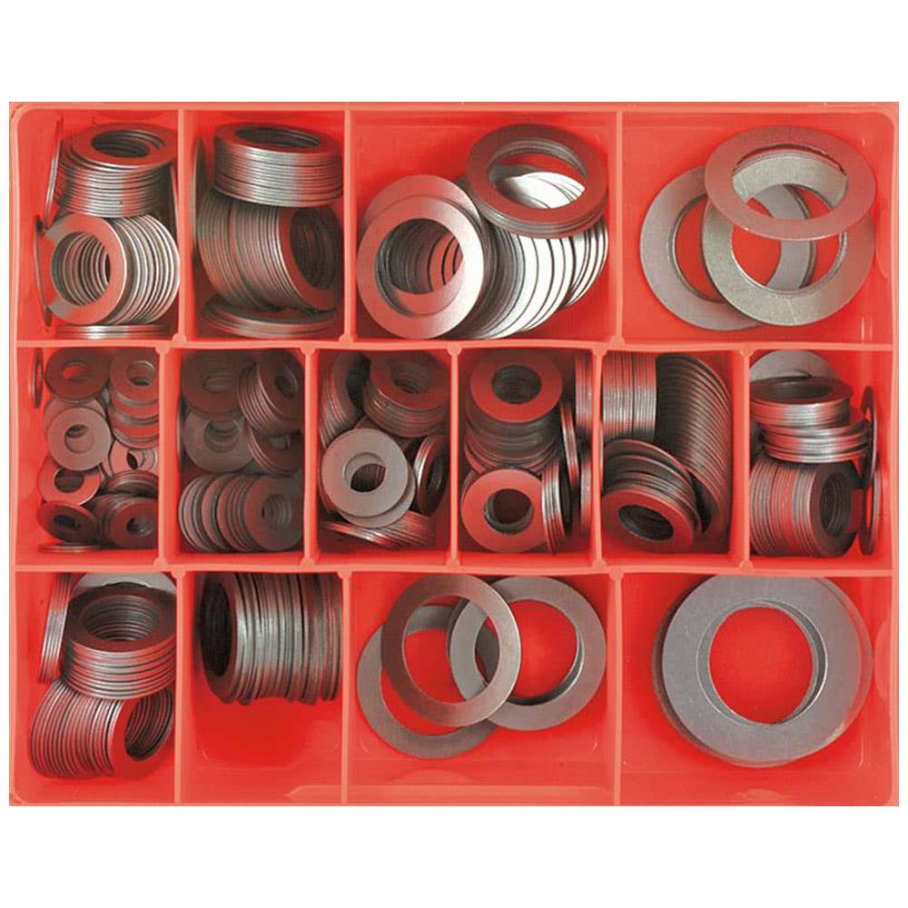 Grab Kit Washer Flat Spacing 14 Sizes 1/4''- 1-1/8'' 545 Piece 1609006 CA500