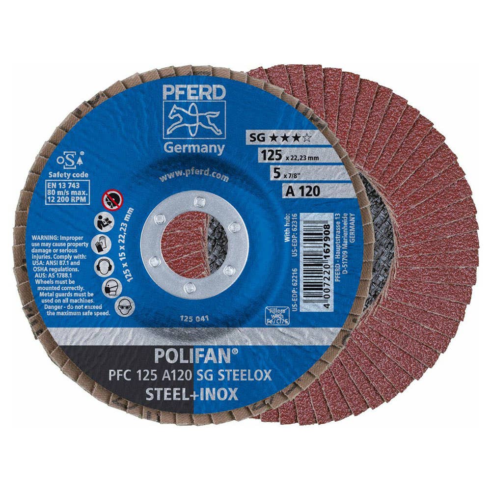 Disc Flap Alox 120G 125 x 22mm 161098 67712125
