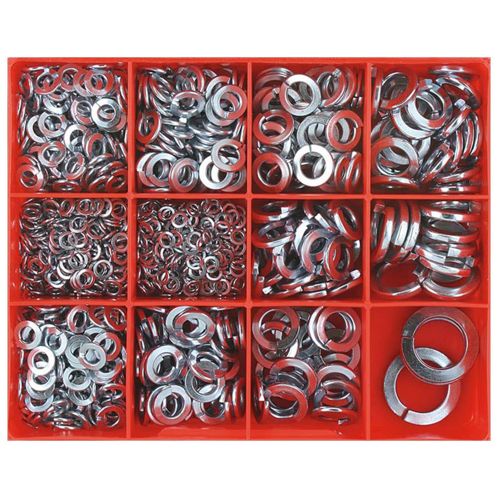 Grab Kit Washer Spring 12 Sizes 5/32-5/8'' 933 Piece 1611002 CA648