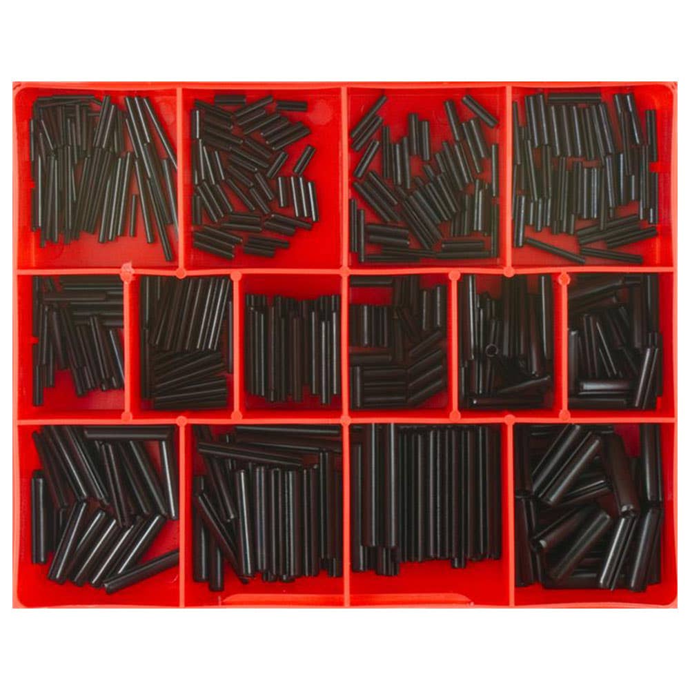 Grab Kit Roll Pin Imperial Small 18 Sizes 1/16-1/4'' 380 Piece 1612007 CA1421