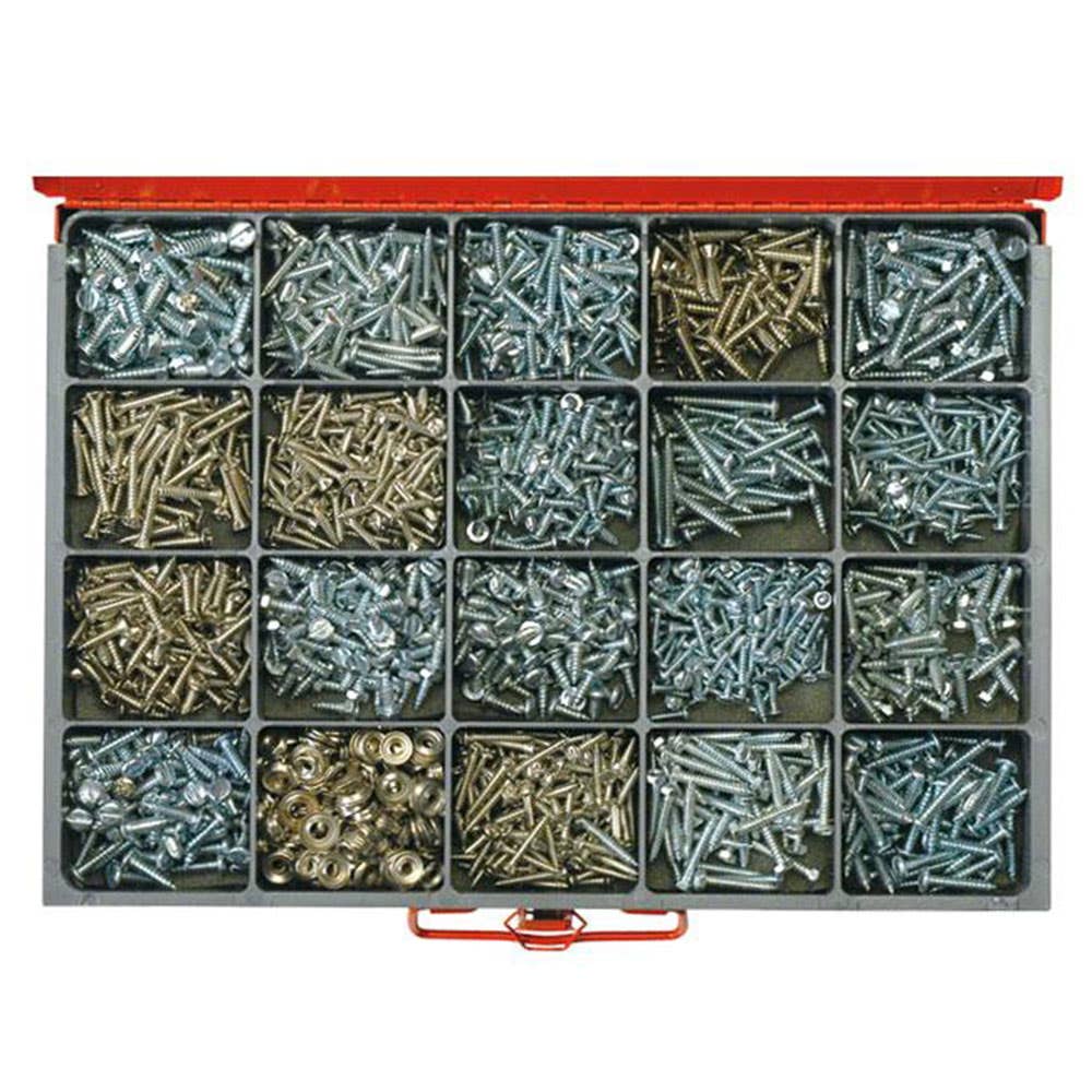 Grab Kit Screw Self Tapping Cup Washer 19 Sizes 6-14G 1680 Piece 1613004 CA1630