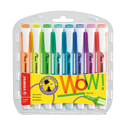 Stabilo Swing Cool Highlighter 1-4mm Wallet 8_16141700_0216491