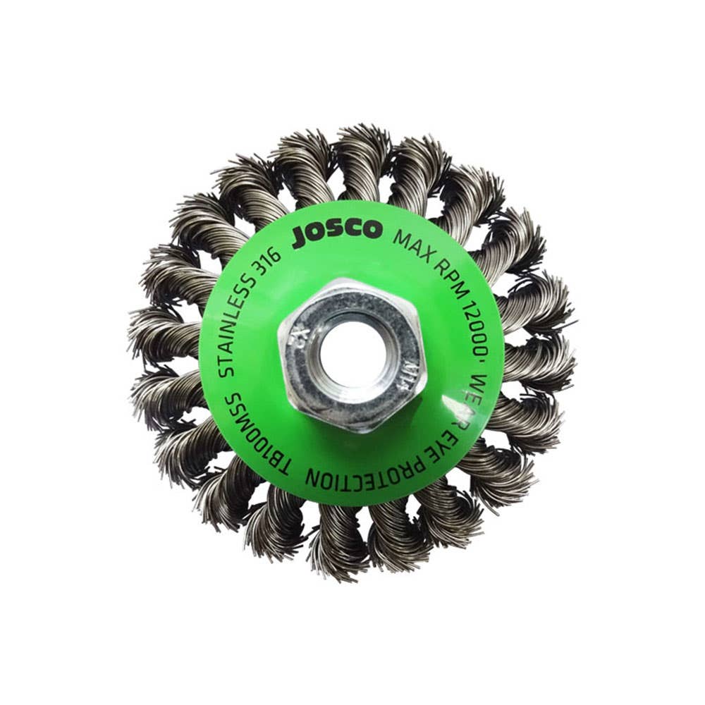 Brush Bevel Twist Knot Stainless 26g Multi Hsks100 161625 TB100MSS