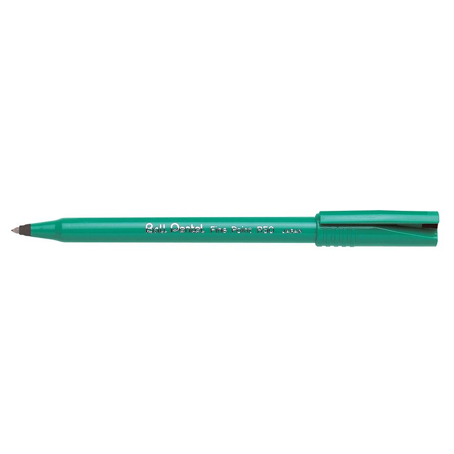 Pentel Rollerball Pen R50 Fine Box 12 Black_16171003_10422