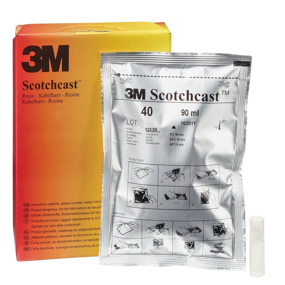 3M Scotchcast Electrical Insulating Resin 40 Size A 90ml 100gm Pk 10_161777_7000035345