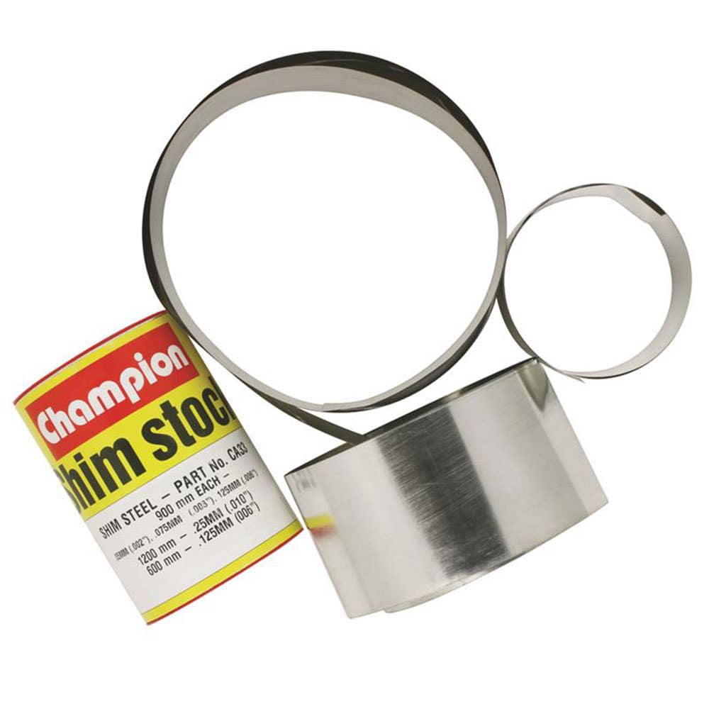 Grab Kit Shim Steel Stock 0.002''-0.010'' 60mm Wide Rolls 4 Sizes 1640007 CA33