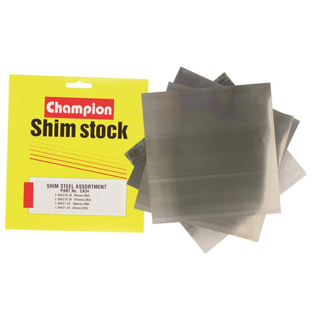 Grab Kit Shim Steel Stock 0.002''-0.010'' 150 x 150mm Sheets 1640008 CA34