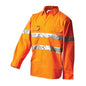 Shirt L/S Cotton Drill 155gsm Tape Hi Vis U/Bright Orange 2XL 2014 Workit 168070 2014OQ2XL
