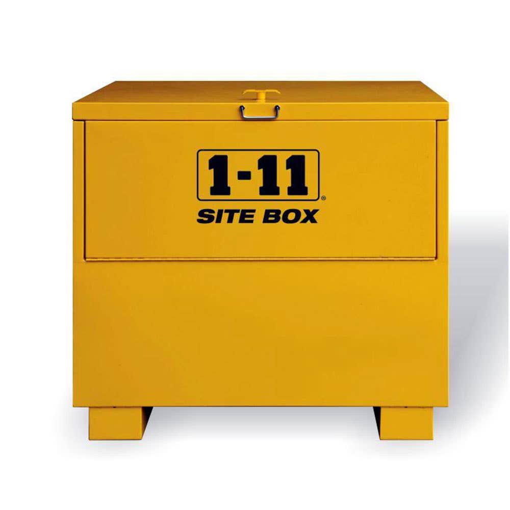 Site Box Flip Down Panel Heavy Duty 1068 x 918 x 1000mm Yellow 1-11 168600 HDSITE1