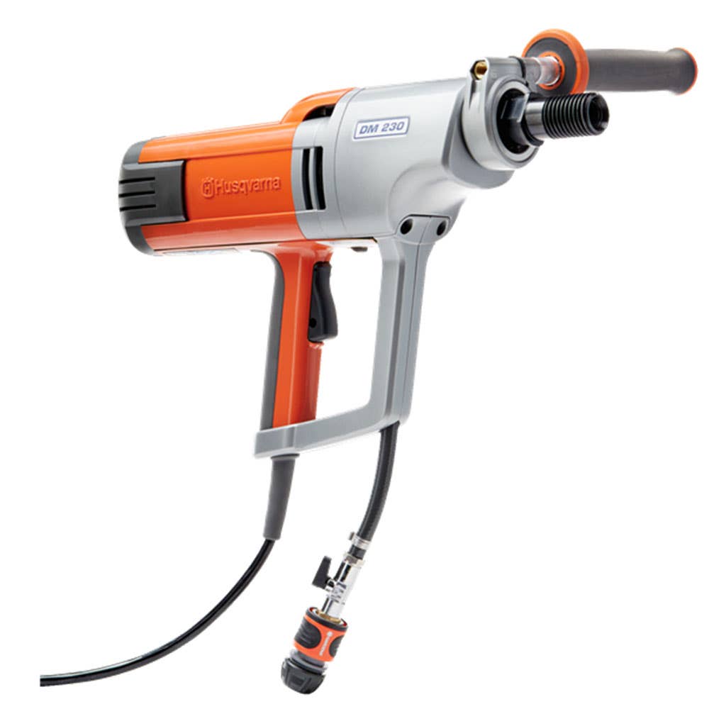 Husqvarna 1850W Handheld Diamond Core Drill Dm230 - 968411401 170595 968411401
