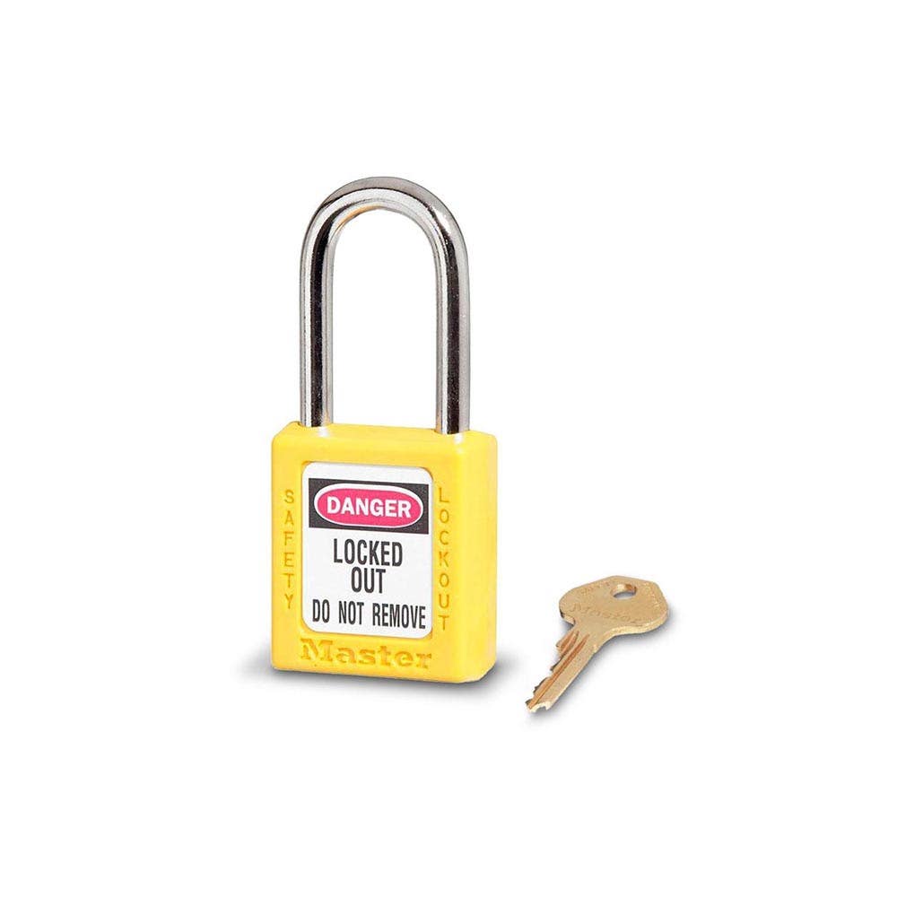 Padlock Master 410 Yellow KA 40 Pack_170667_0410YLWKA40