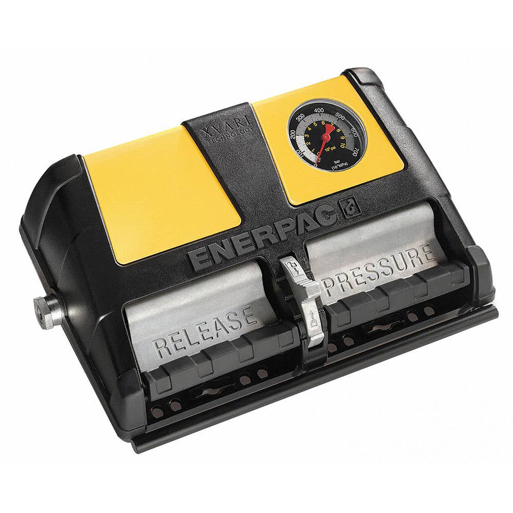 Pump Hydraulic Air Driven Fine Control With Gauge 1L Oil Capacity Enerpac 171278 XA11G