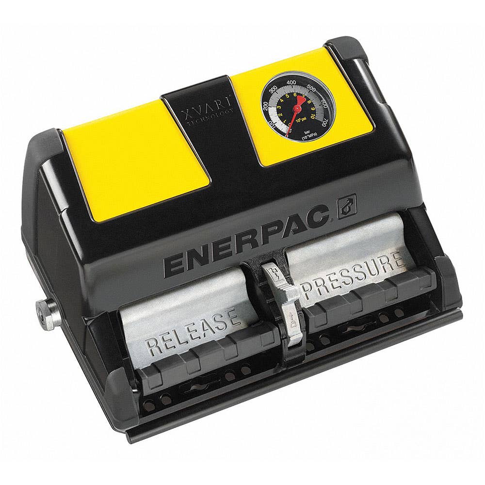 Pump Hydraulic Air Driven Fine Control With Gauge 2L Oil Capacity Enerpac 171280 XA12G