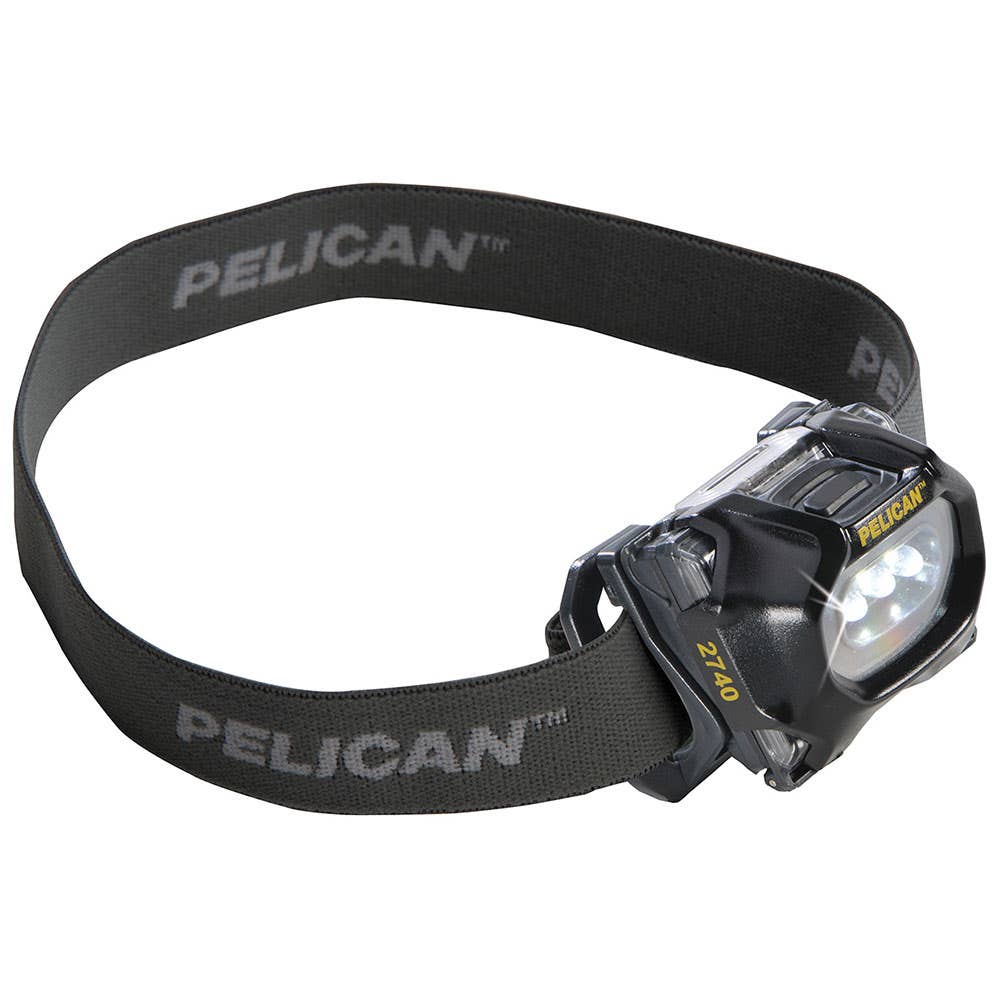 Headlight LED 36-66 Lumens 3 x AAA Black Pelican 173521 PE2740B