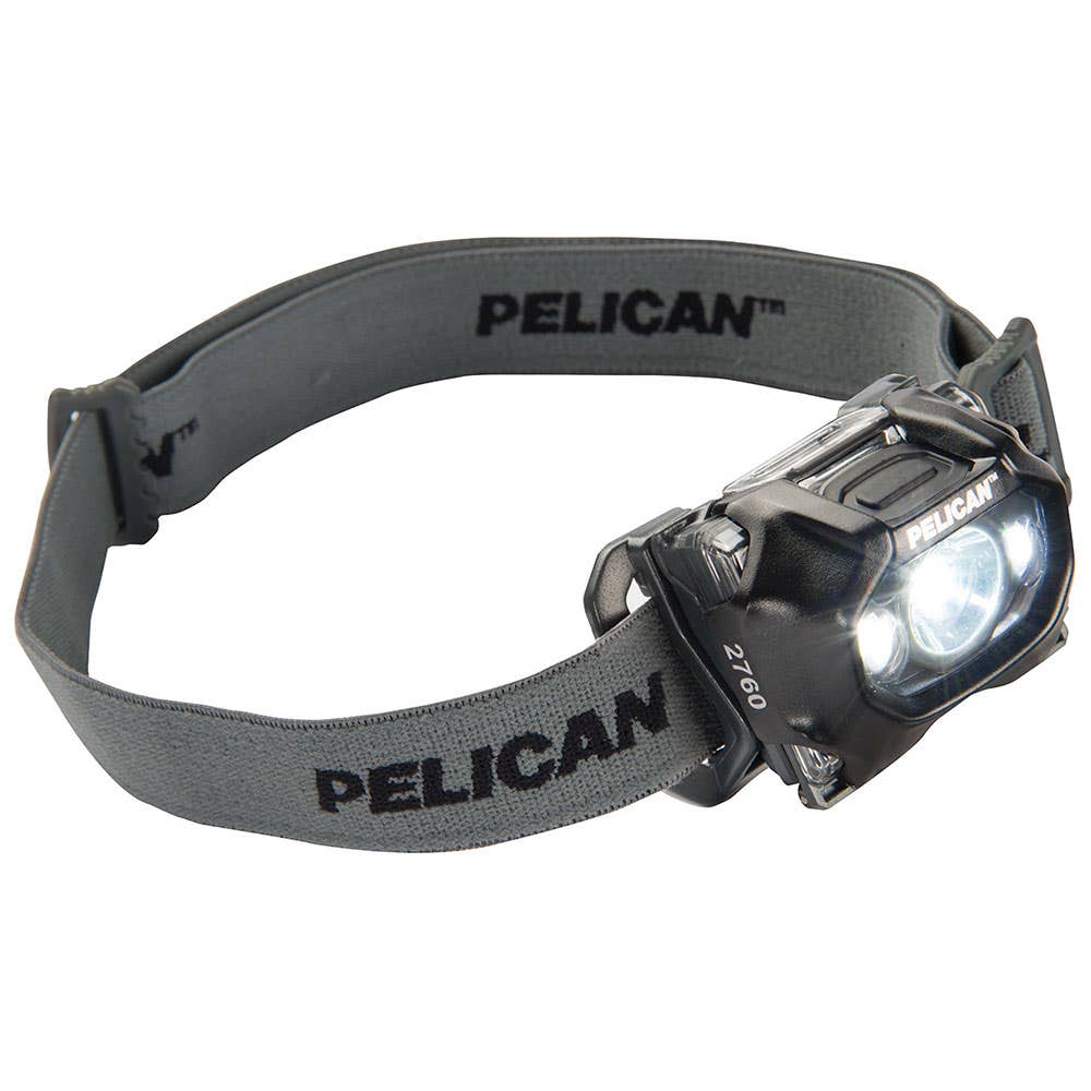 Headlight LED 42-204 Lumens 3 x AAA Black 2760B Pelican 174332 PE2760BG3