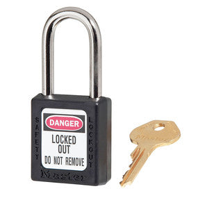Padlock Lockout 0410 38/44mm Black KA 490756 0410BLK-4XX0003