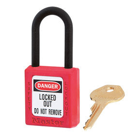 Padlock Lockout 0406 Dielectric Zene KA Red Pk 6 91018404 0406REDKA6