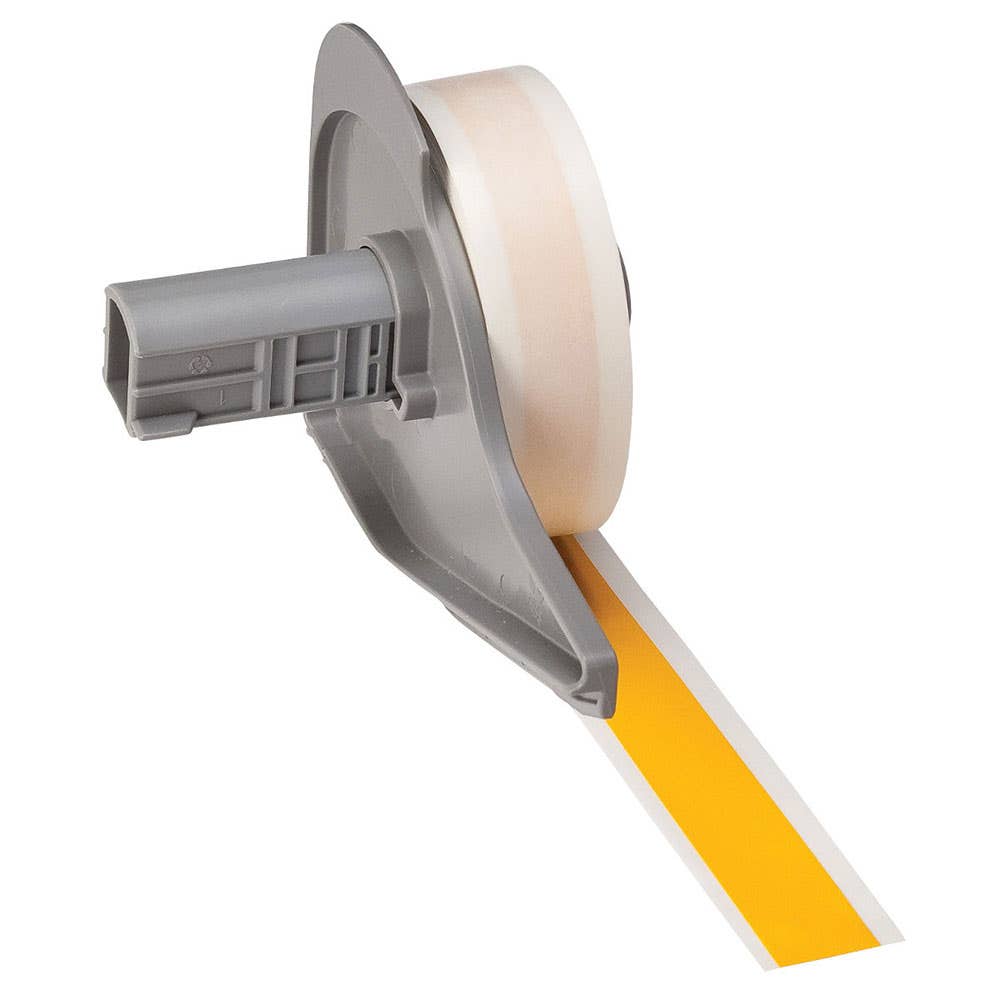 Label Indoor/Outdoor Vinyl Yellow 12.7mm x 15.24m For BMP71 Brady 174946 173204