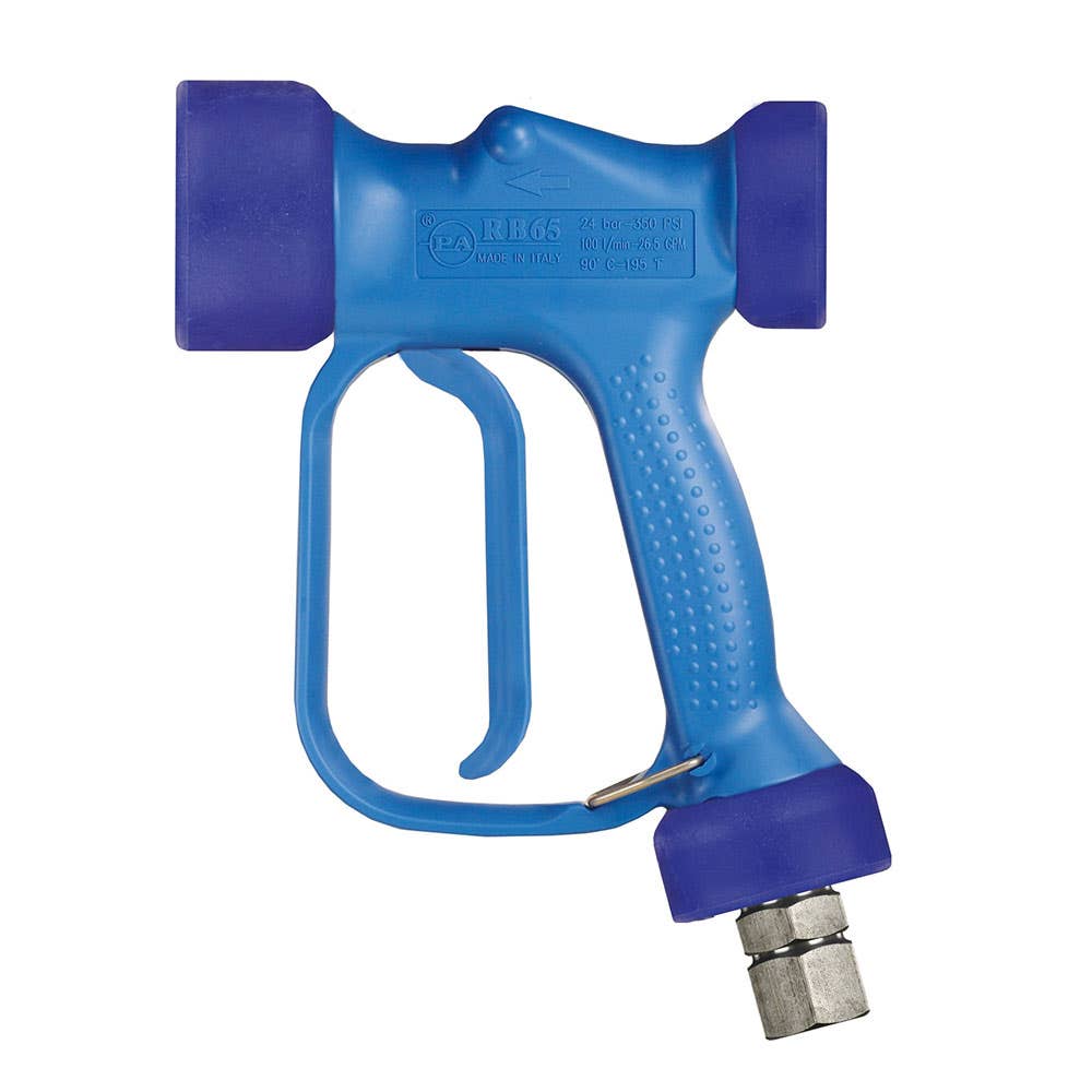 Washdown Gun Trigger Handle High Temperature Blue 1/2 BSP 350psi 176932 TEC6438