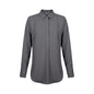 Top Quinn Soft Long Sleeve 1/2 Placket Charcoal Gloweave 10 Charcoal 1797WL-CHA-10_40075544_1797WL-CHA-10