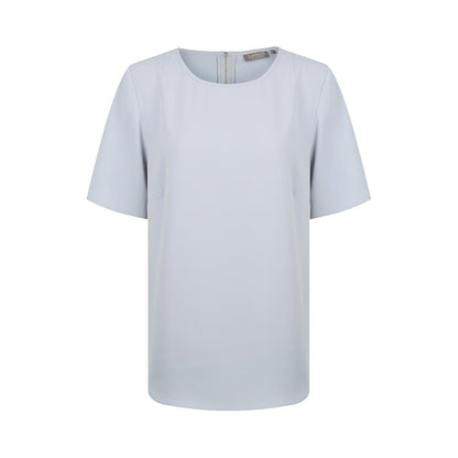 1798WS Taylor Ladies S/S Blouse ACE1798WSSIL_ACE1798WSSIL