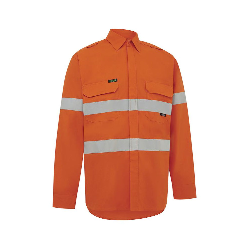 Shirt L/S Flarex 155gsm PPE1 Vent FR Tape Hi-Vis Orange 4XL Workit_407386_2808O4XL