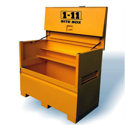 Site Box Flip Up Panel Heavy Duty 1525 x 765 x 1168mm Yellow 1-11 180520 SITESUPABOX
