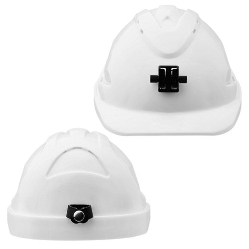Hard Hat Vented White ProChoice HHV6 With Lamp Bracket 260813 HHV6LB-W