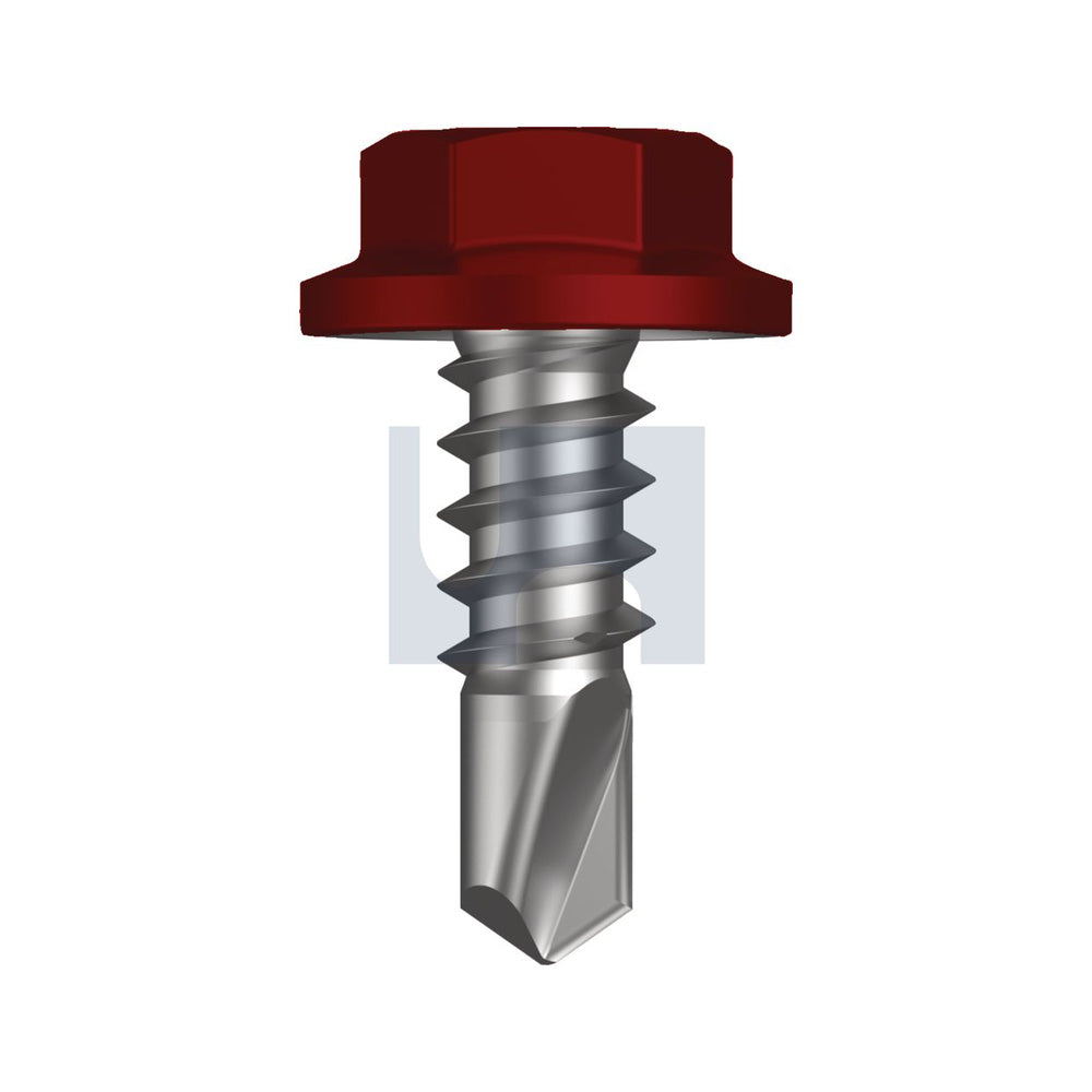 Metal Sds Flg Hex Hd Manor Red (Scoria) -Cl4 As3566 #8-18 12 - Pk 1000_40095201_TMRM4FH0818012