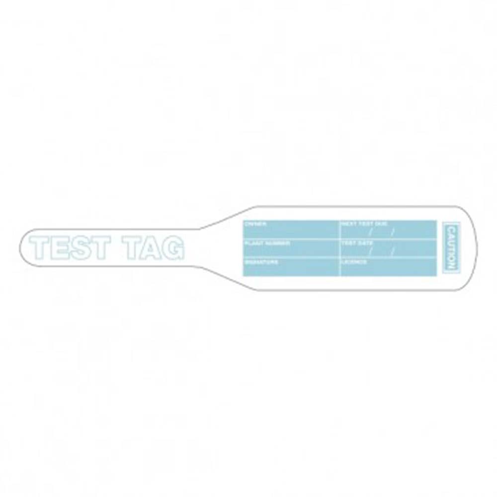 Tag Test Appliance White July-Dec Pk 100 187510 TAGTA6W