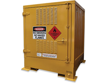 Class 3 Flammable Liquids Outdoor Cabinet Pallet Sized 850L 556054 SCORF850P