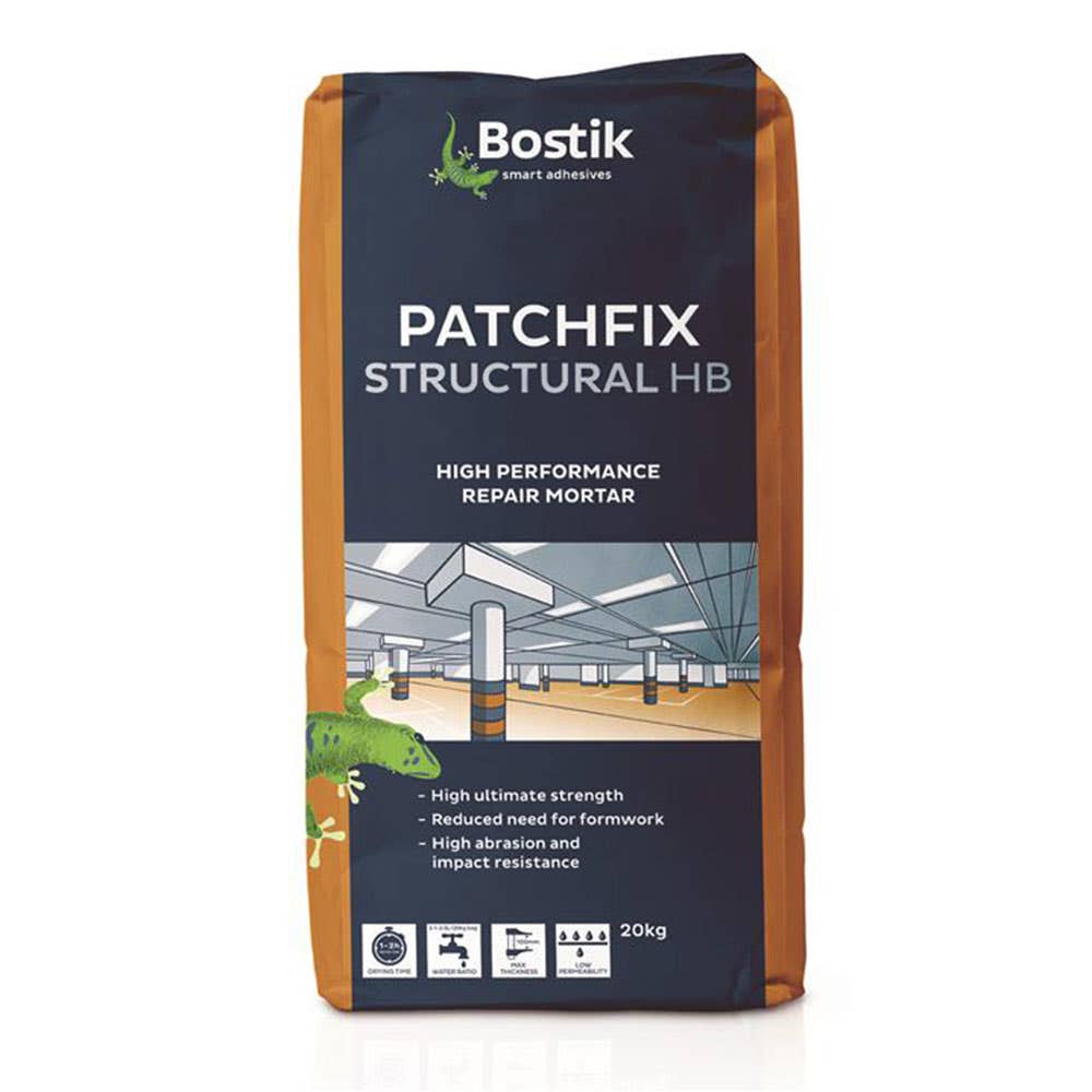 Mortar Mix Patchfix Structural HB 20kg 30840149 Bostik 189696 30840149