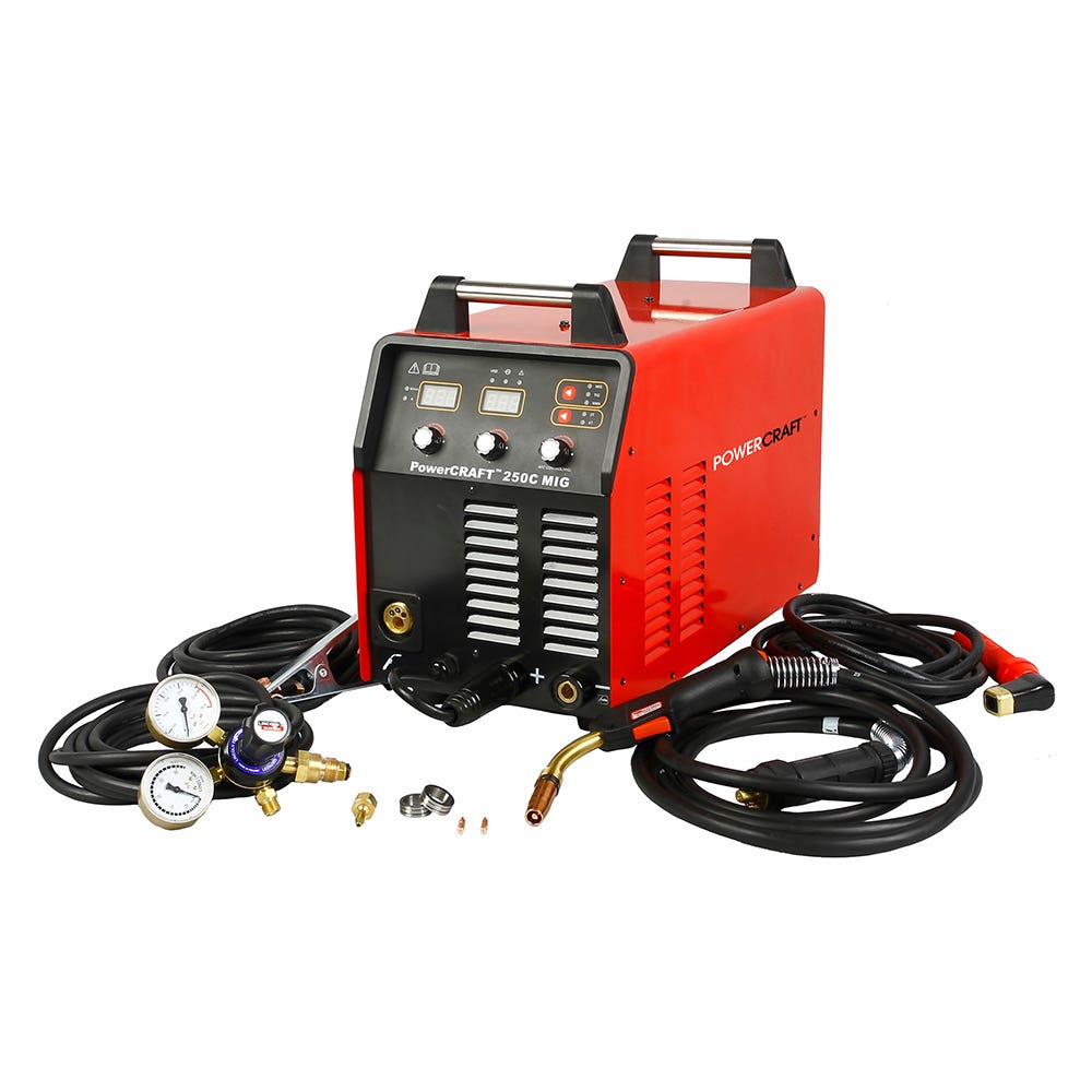 Lincoln Powercraft 250c 250A MIG/TIG/Arc Welder 192172 K69089-1