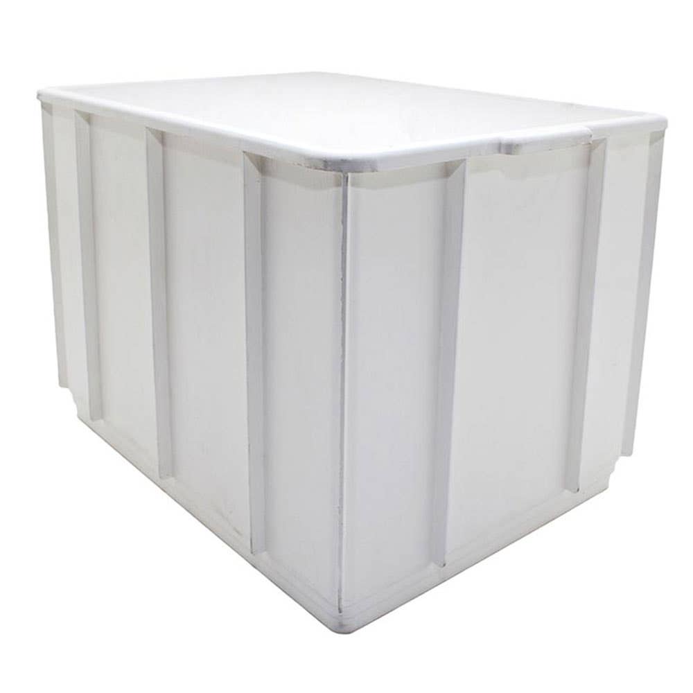 Crate Polypropylene Food Grade 32ltr White Okka 193632 Ap32stotewhite