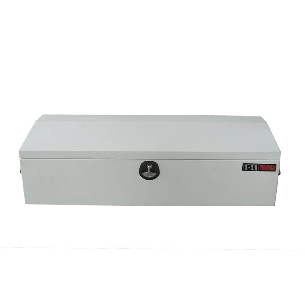 Low Profile Steel Truck Box With Gas Struts White 1,770 x 600 x 500mm 194269 SB186050WT