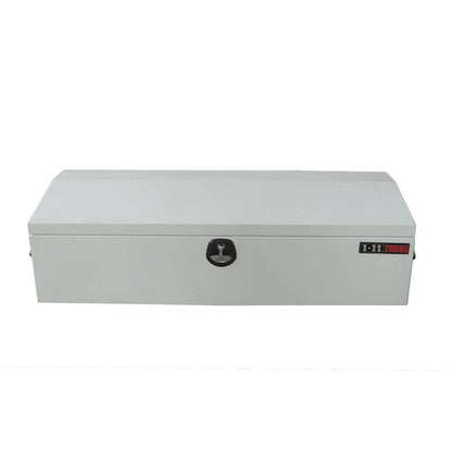 Low Profile Steel Truck Box With Gas Struts White 1,770 x 600 x 500mm 194269 SB186050WT