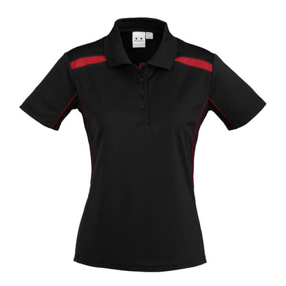 Shirt Polo S/S Womens Polyester United Biz BAE Logo BAEP244LS