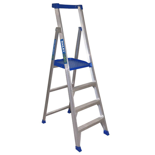 Aluminium Platform Ladder 1.2m 150kg 196428 FS14067