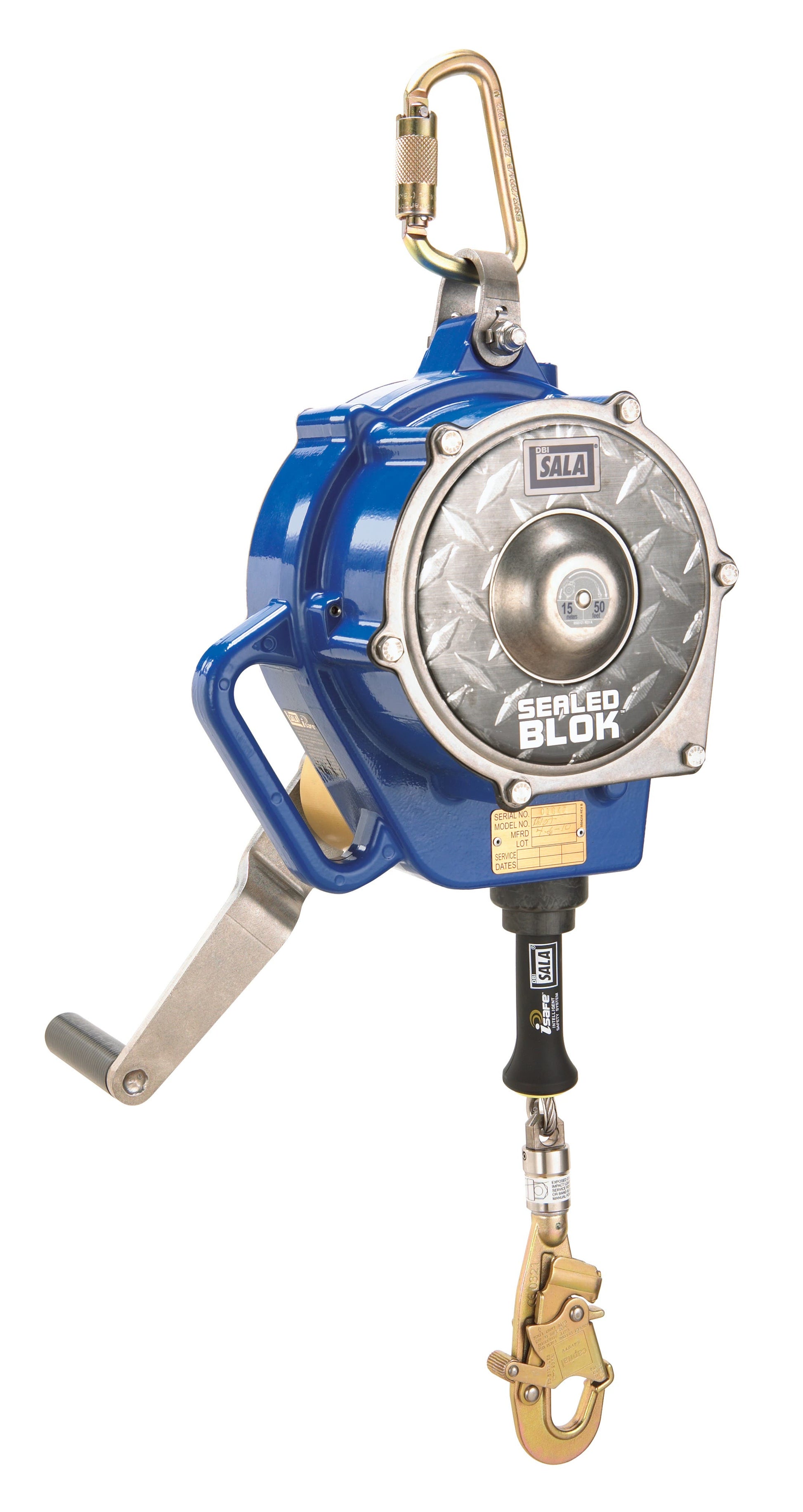 Self-Retracting Lifeline Sealed Blok Cable With Winch & Snap Hook 15m_197393_7100311852