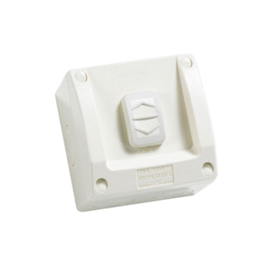 Switch Weatherproof 1 Gang 15A Grey 95259125 CLIWS226RG