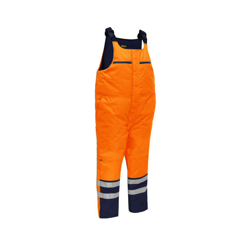 Coverall Tape Freezer Bib & Brace Poly 220gsm Orange/Navy 112R Bisley_40114051_BAB6452T_TT05R12