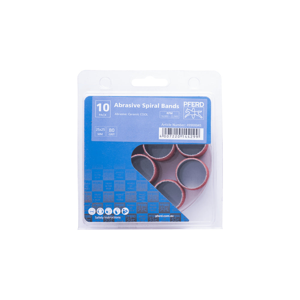 POS ceramic oxide grain abrasive spiral band GSB cylindr 25x25mm CO-COOL80_40108517_49900045