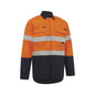 FLAREX RIPSTOP PPE2 FR Inherent 197gsm Taped Shirt Orange/Navy 2834 - S_545567_2834ONS