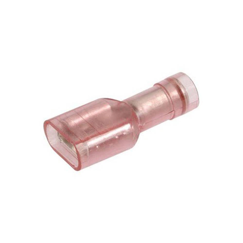 Terminal Blade Female Red Polycarb Insulated 2.5-3mm Pk 10 Narva 200392 56041BL