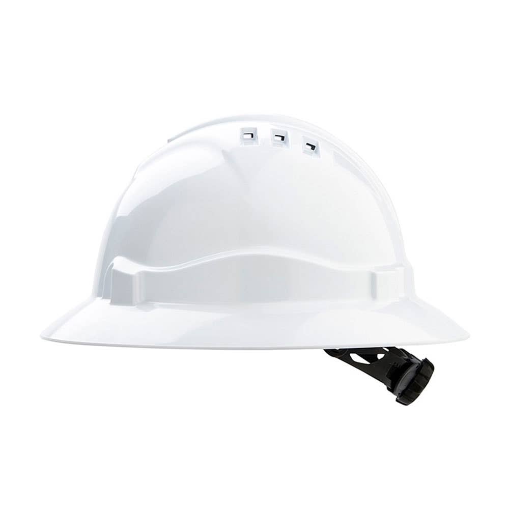 Hard Hat White Full Brim Vented Prochoice 201186 HHV6FB-W